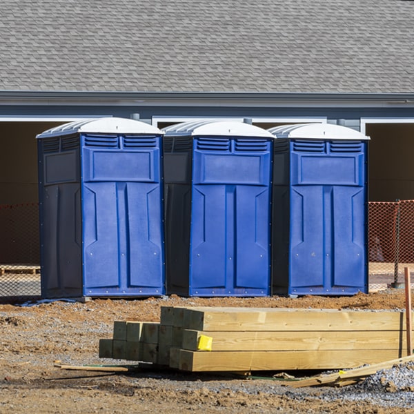 is there a specific order in which to place multiple portable toilets in Cutler Bay Florida